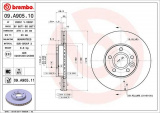Brzdový kotouč BREMBO 09.A905.11 - FORD, VOLVO