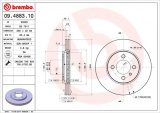 Brzdový kotouč BREMBO 09.4883.10 - BMW
