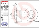 Brzdový kotouč BREMBO 09.C173.11 - KIA