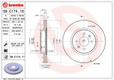 Brzdový kotouč BREMBO 09.C174.10 - HYUNDAI, KIA