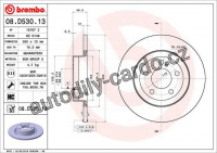 Brzdový kotouč BREMBO 08.D530.13