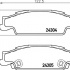 Sada brzdových destiček BREMBO P09007 - CADILLAC