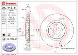 Brzdový kotouč BREMBO 09.7142.31