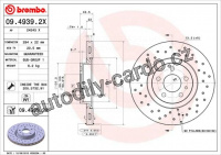 Brzdový kotouč BREMBO 09.4939.2X