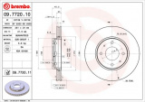 Brzdový kotouč BREMBO 09.7720.10 - MITSUBISHI, VOLVO