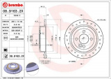 Brzdový kotouč BREMBO 08.9163.2X