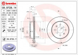Brzdový kotouč BREMBO 09.9728.11