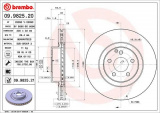 Brzdový kotouč BREMBO 09.9825.21