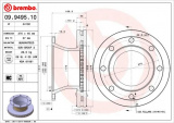 Brzdový kotouč BREMBO 09.9495.10 - RENAULT TRUCKS