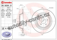 Brzdový kotouč BREMBO 08.N258.21