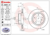Brzdový kotouč BREMBO 09.9869.81