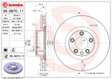 Brzdový kotouč BREMBO 09.9870.11