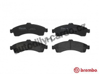 Sada brzdových destiček BREMBO P10009 - CHEVROLET, ISUZU, SAAB
