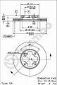 Brzdový kotouč BREMBO 09.5867.10 - SUBARU