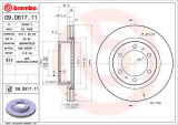 Brzdový kotouč BREMBO 09.D617.11