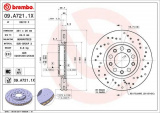 Brzdový kotouč BREMBO 09.A721.1X - ALFA ROMEO, FIAT, JEEP