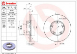 Brzdový kotouč BREMBO 09.7117.10 - NISSAN