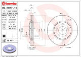 Brzdový kotouč BREMBO 09.8977.10 - CHRYSLER, DODGE