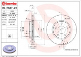 Brzdový kotouč BREMBO 09.B647.21 - DODGE