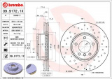Brzdový kotouč BREMBO 09.9172.1X