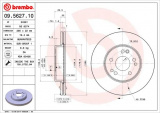 Brzdový kotouč BREMBO 09.5627.10 - MERCEDES-BENZ