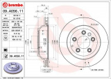 Brzdový kotouč BREMBO 09.A056.11 - AUDI, VW