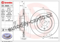 Brzdový kotouč BREMBO 09.D690.11