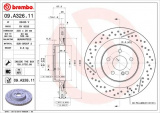 Brzdový kotouč BREMBO 09.A326.11