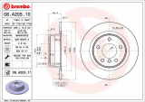 Brzdový kotouč BREMBO 08.A205.11