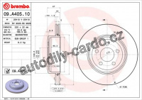 Brzdový kotouč BREMBO 09.A405.10