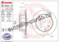Brzdový kotouč BREMBO 09.A453.11