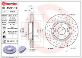 Brzdový kotouč BREMBO 09.A532.1X - HYUNDAI, KIA