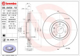 Brzdový kotouč BREMBO 09.A454.10 - OPEL
