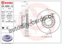 Brzdový kotouč BREMBO 09.A562.10