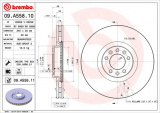 Brzdový kotouč BREMBO 09.A558.11 - CITROËN, PEUGEOT