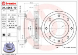 Brzdový kotouč BREMBO 09.A563.40
