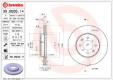 Brzdový kotouč BREMBO 09.9936.14 - HONDA