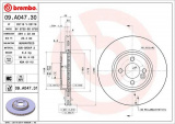 Brzdový kotouč BREMBO 09.A047.31 - MINI