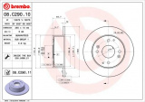 Brzdový kotouč BREMBO 08.C290.11