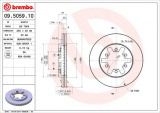 Brzdový kotouč BREMBO 09.5059.10 - NISSAN