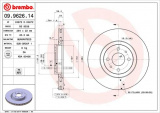 Brzdový kotouč BREMBO 09.9626.14 - ALFA ROMEO, FIAT