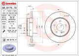 Brzdový kotouč BREMBO 08.9175.11