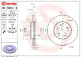 Brzdový kotouč BREMBO 09.6893.11