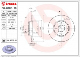 Brzdový kotouč BREMBO 08.8705.10 - OPEL, SUZUKI
