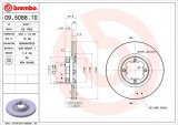 Brzdový kotouč BREMBO 09.5088.10 - SUBARU