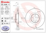 Brzdový kotouč BREMBO 09.C426.11 - AUDI