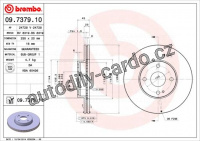 Brzdový kotouč BREMBO 09.7379.11