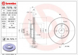 Brzdový kotouč BREMBO 09.7379.11