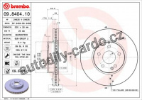 Brzdový kotouč BREMBO 09.8404.11