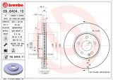 Brzdový kotouč BREMBO 09.8404.11